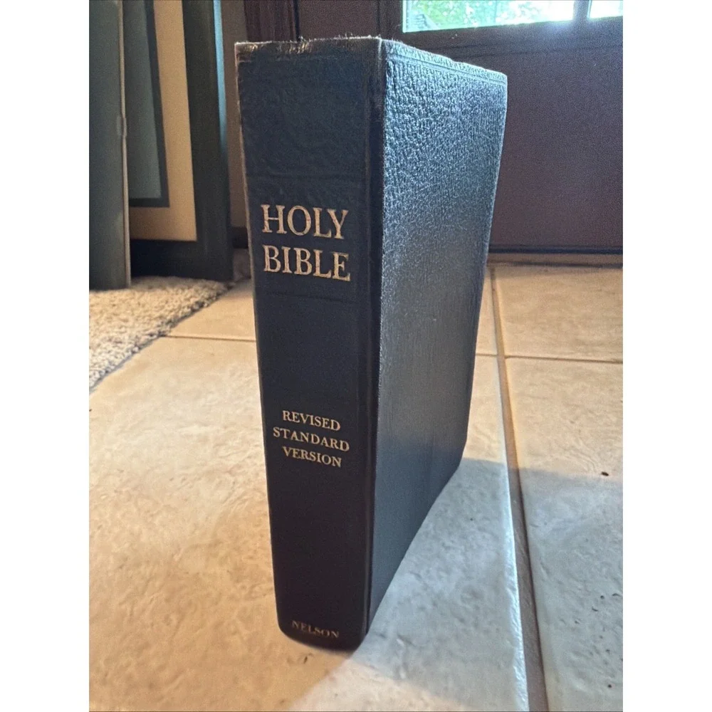 VTG 1952 Nelson Holy Bible Revised Standard Version RSV Morocco Leather Lined